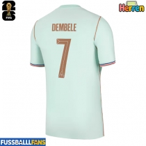 Frankreich Ousmane Dembele #7 Auswärtstrikot EM 2024 Kurzarm